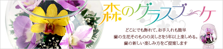 森のグラスブーケ